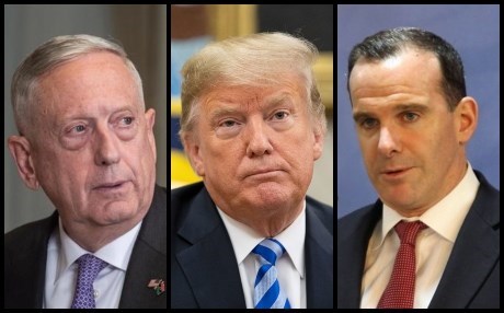Trump bi tundî li hemberî Mattis û McGurk axivî