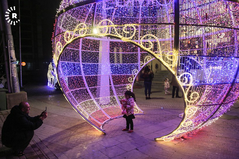 ئامادەکاری بۆ ساڵی نوێ لە سلێمانی‎