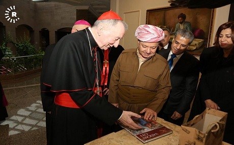 FOTO- Vatikan Başbakanı’ndan Başkan Barzani’ye teşekkür