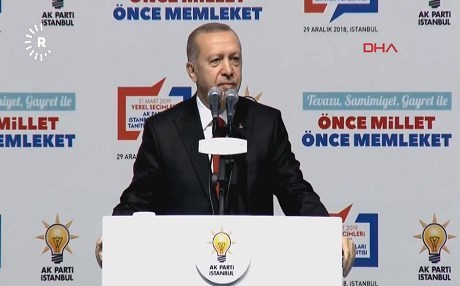 Erdogan namzedê Şaredariya Bajarê Mezin a Stenbolê eşkere kir