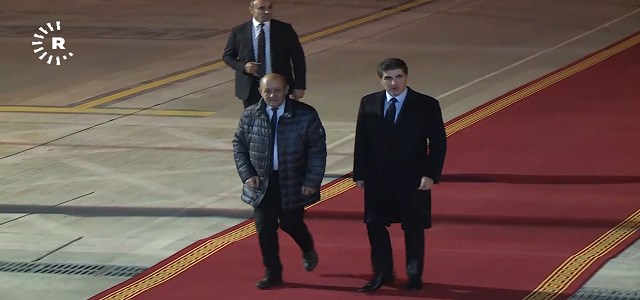 Fransa Dışişleri Bakanı Erbil’e ulaştı