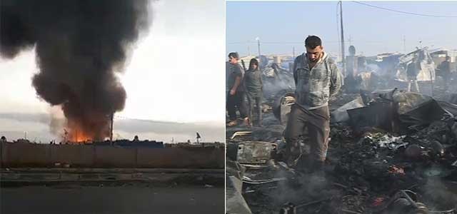 Beşek ji kampa Herşem li Enkawe şewitî