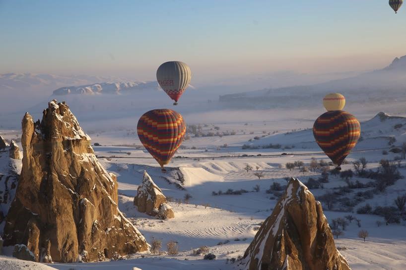 FOTO - Kapadokya’dan renkli görüntüler