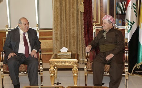 Başkan Barzani ile Allavi Erbil-Bağdat ilişkilerini görüştü