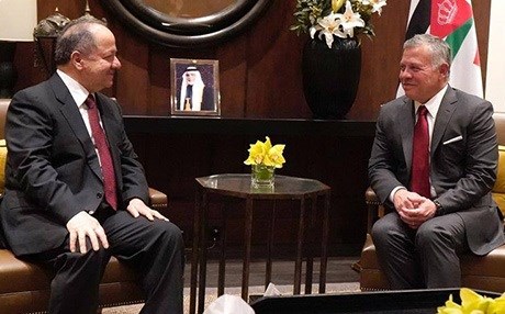 Başkan Barzani ile Kral II. Abdullah görüştü