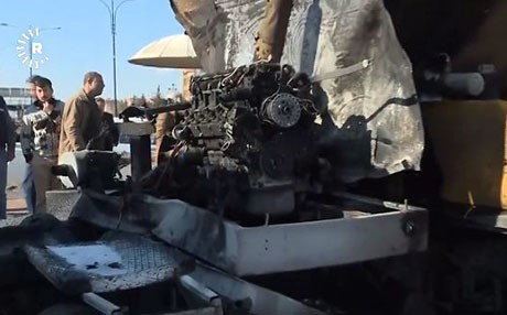 Kamyon alev aldı:8 yaralı