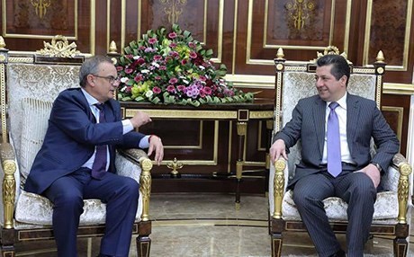 Mesrur Barzani, İspanya’nın Irak Büyükelçisi ile görüştü