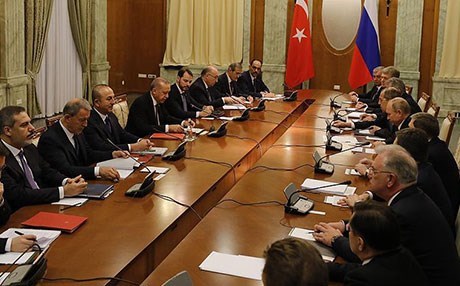 Erdogan: Em bi helwesta Rûsya ya li ser herêma aram kêfxweş in