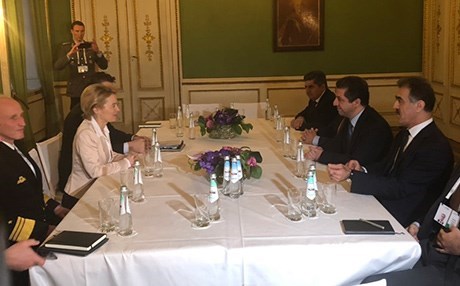 Mesrur Barzani, İngiltere ve Almanya savunma bakanları ile görüştü