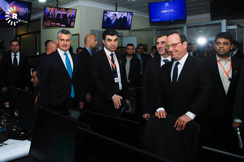 FOTO - Eski Fransa Cumhurbaşkanı Hollande Rûdaw'da