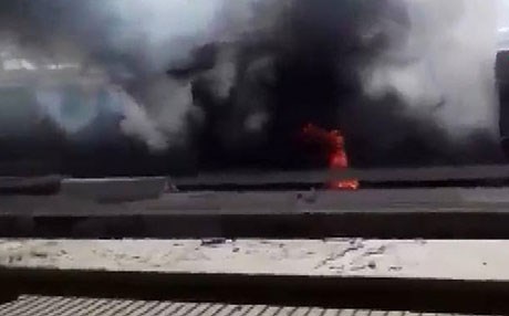 Kahire'deki tren istasyonunda yangın: 20 ölü, 40 yaralı