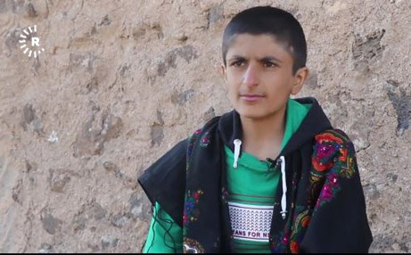 طفل كوردي إزيدي محرر من قبضة داعش يروي لرووداو مأساته في ظل التنظيم