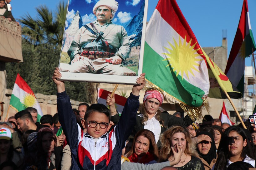 FOTO - Mele Mustafa Barzani Rojava’da anıldı