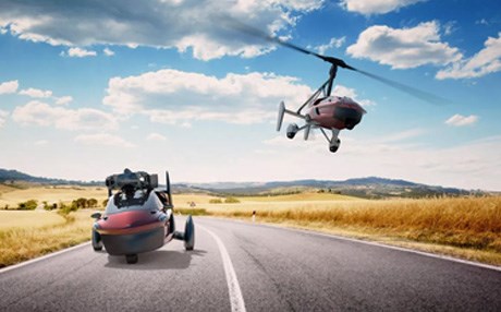 Uçan otomobil tanıtıldı