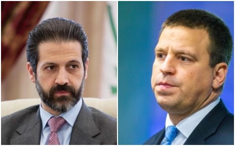 قوباد تاڵەبانی و سەرۆکوەزیرانی ئیستۆنیا حکومەتی ئەلیکترۆنی تاوتوێدەکەن