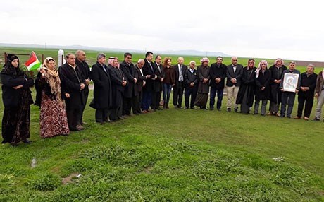 ENKSê li ser gora pêşmergeyê şehîd Mele Mistefa Barzanî bibîr anî