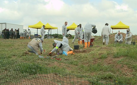 یەکەم گۆڕی بەکۆمەڵ لە گوندی کۆچۆ هەڵدرایەوە