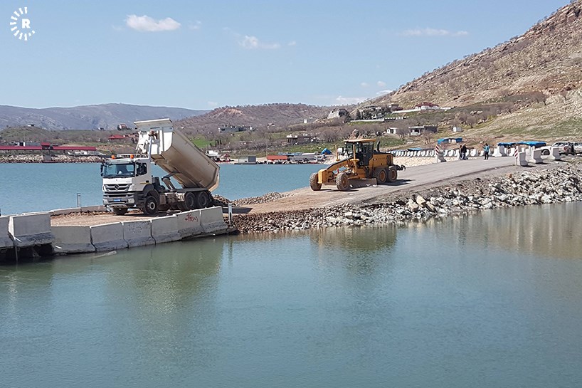 Bi wêneyan; Çêkirina rêya Simaqûlî li ser bendava Celî