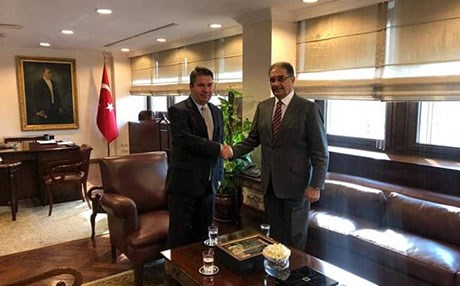 Kürdistan Adalet Bakanı Çelebi ile Sedat Önal bir araya geldi