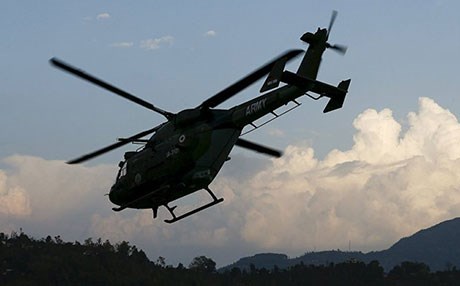 Afganistan’da askeri helikopter düştü