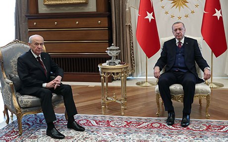 Edoğan - Bahçeli görüşmesi sona erdi