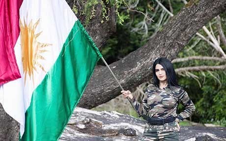 Sara Aram: Projeyeke min a nimayîşkirina Ala Kurdistanê heye