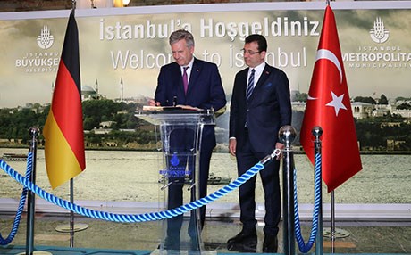 Almanya'nın eski Cumhurbaşkanı Wulff, İBB’yi ziyaret etti