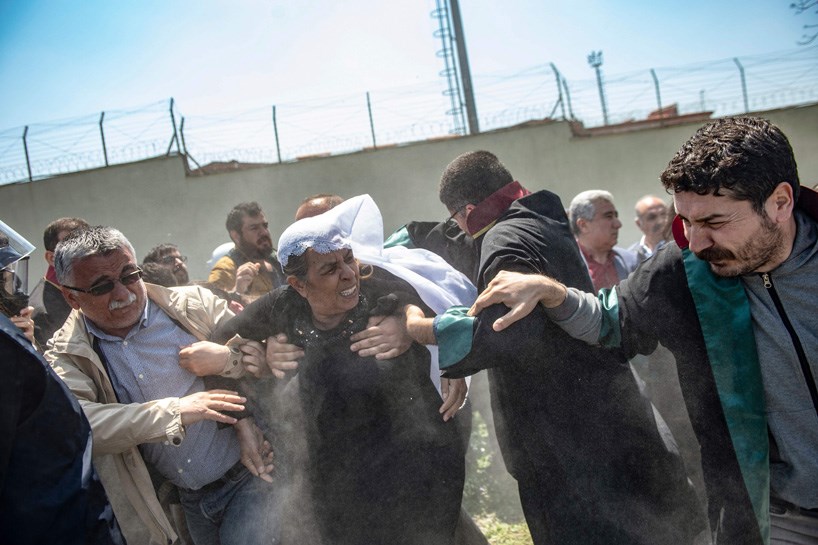 پشتیوانی لە مانگرتووانی هەدەپە توندوتیژی لێکەوتەوە