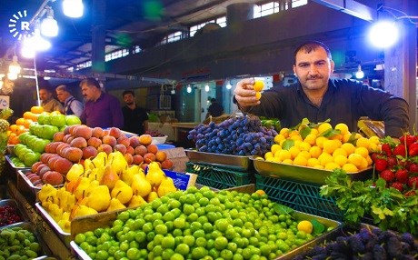 Fotoğraflarla Erbil’de mevsimin meyve ve sebzeleri
