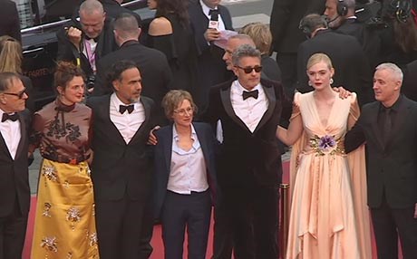 رێوڕه‌سمی فه‌رشی سووری فێستیڤاڵی کان‌ بەڕێوەچوو