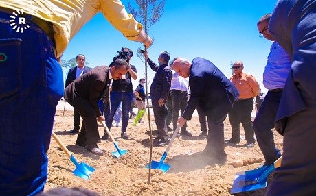 FOTO- Erbil’de çöplük alan yeşillendirildi