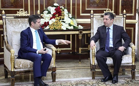 Mesrûr Barzanî û Konsulê Giştî yê Amerîkayê pêşhateyên herêmê gotûbêj kirin