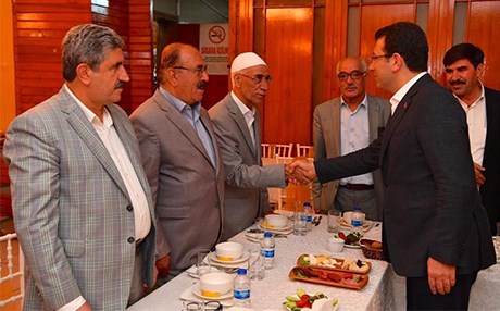 İmamoğlu sahurda Kürt din adamları ile görüştü