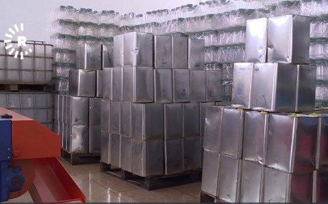 Li Efrînê grûpeke çekdar dest danî ser 550 tenekeyên zeyta zeytûnan