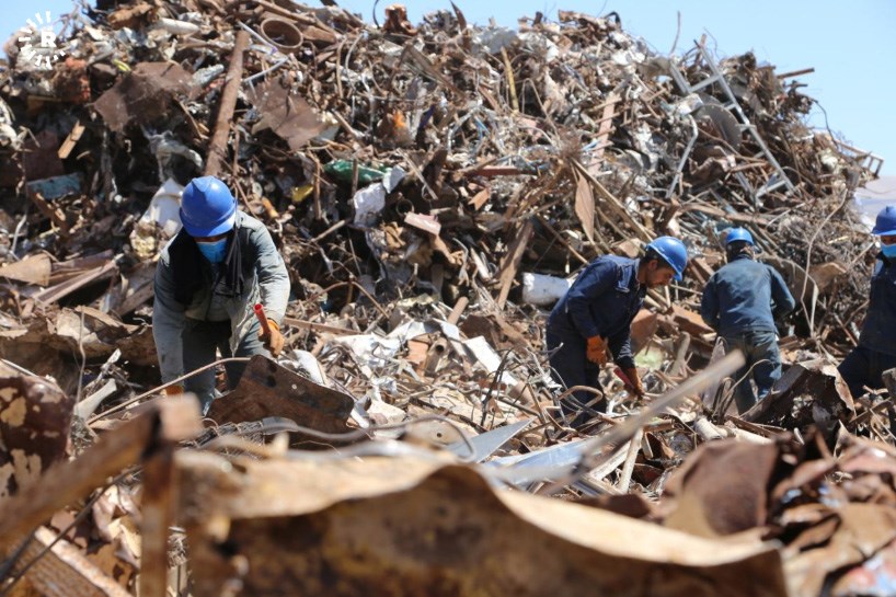 به‌رهه‌مهێنانى ئاسن لە سلێمانی