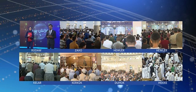 Kürdistan’da Ramazan Bayramı’nın ilk gününde camiler doldu taştı