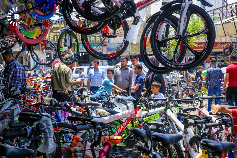 بازاڕی فرۆشتنی پاسكیل له‌ هه‌ولێر