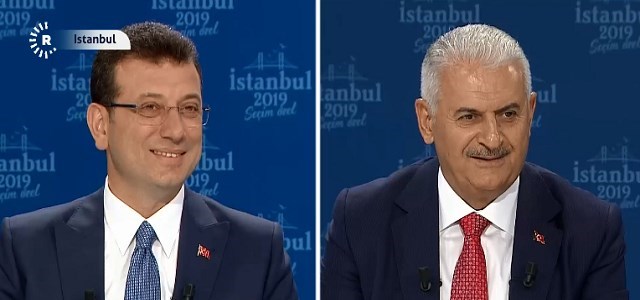 Yildirim û Îmamoglu di weşana zindî de hatin hemberî hev