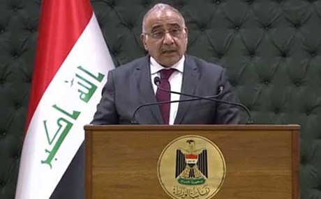 عەبدولمەهدی: رێوشوێنی یاسایی بەرامبەر نەجمەدین کەریم جێبەجێدەکەین