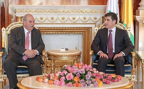 Nêçîrvan Barzanî û Eyad Elawî tekezî li çareserkirina pirsgirêkan kirin