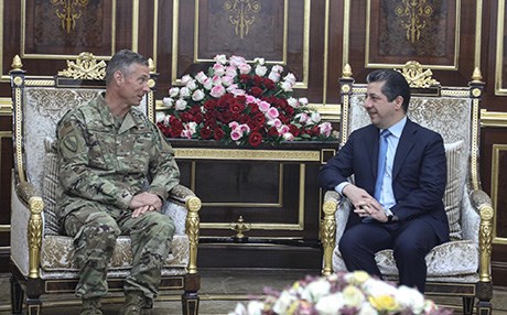 Mesrur Barzani, ABD askeri heyetiyle görüştü