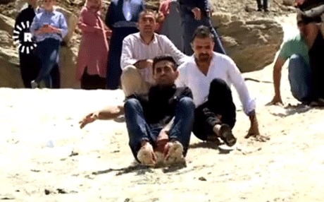 ERBİL – Pirje Dağı’nda karda kayak keyfi