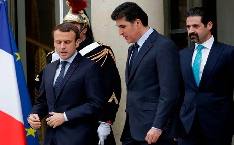 Nechirvan Barzani to meet President Macron in Paris on Wednesday