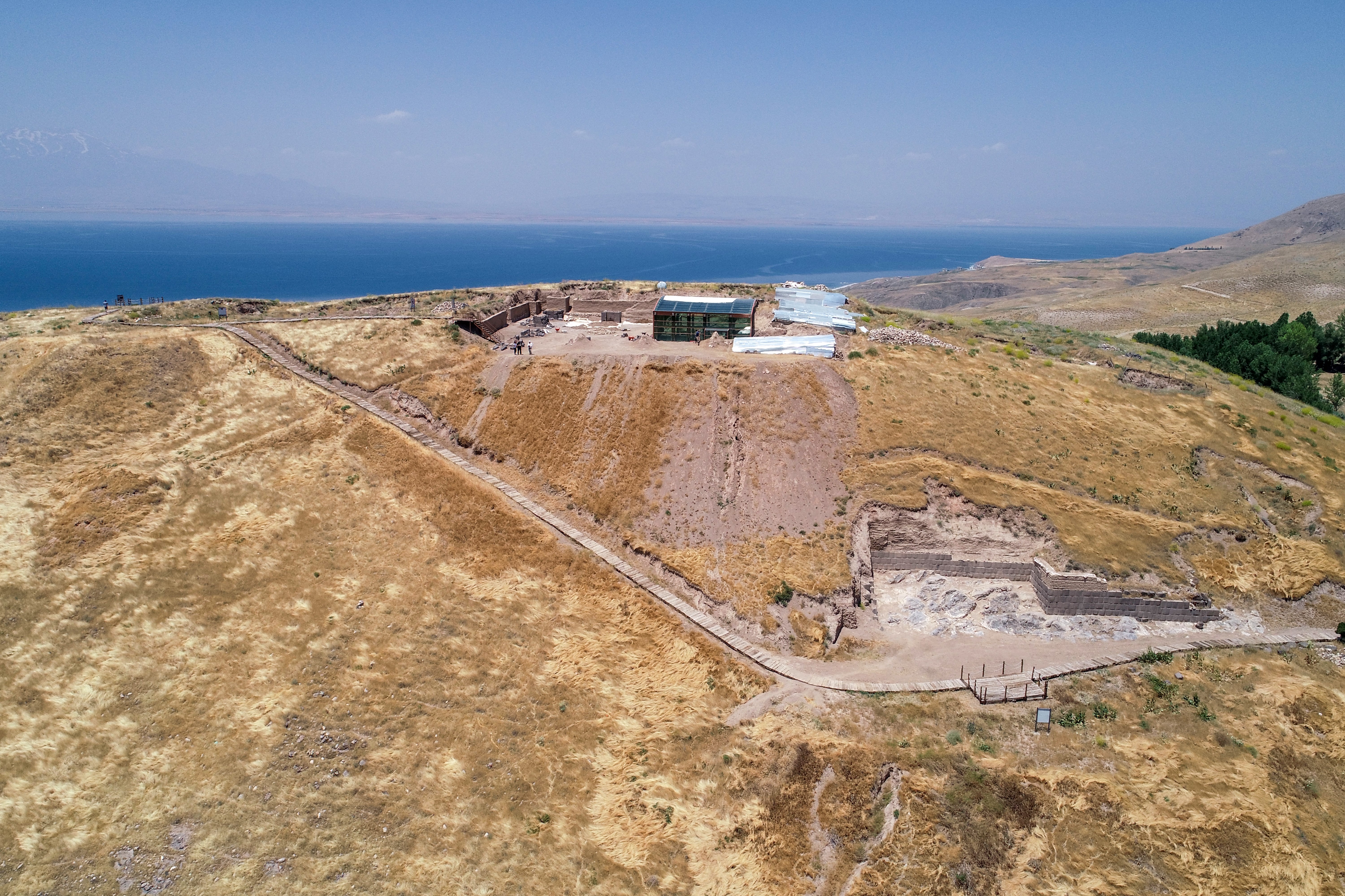 Fotoğraflarla 2700 yıllık tapınaktaki restorasyon çalışmaları
