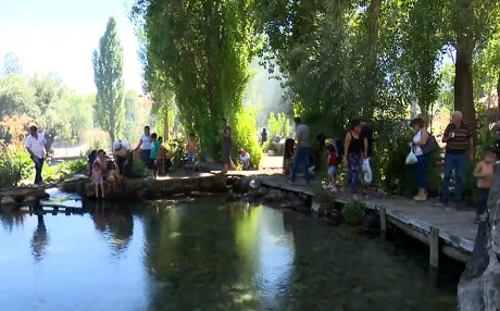 Munzur Baba'ya ziyaretçi akını