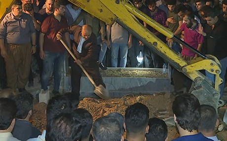 تەرمی نەریمان عوسمان ئامۆزای ئازاد جوندیانی بەخاکدەسپێردرێت