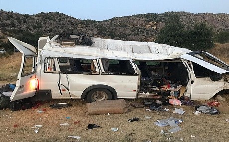 Diyarbakır’da kaza: 25 yaralı