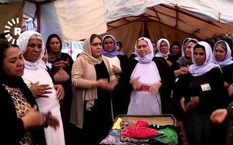 Li Kampa Rwange şîn bo 2 keçên Kurdên Êzdî hate danîn