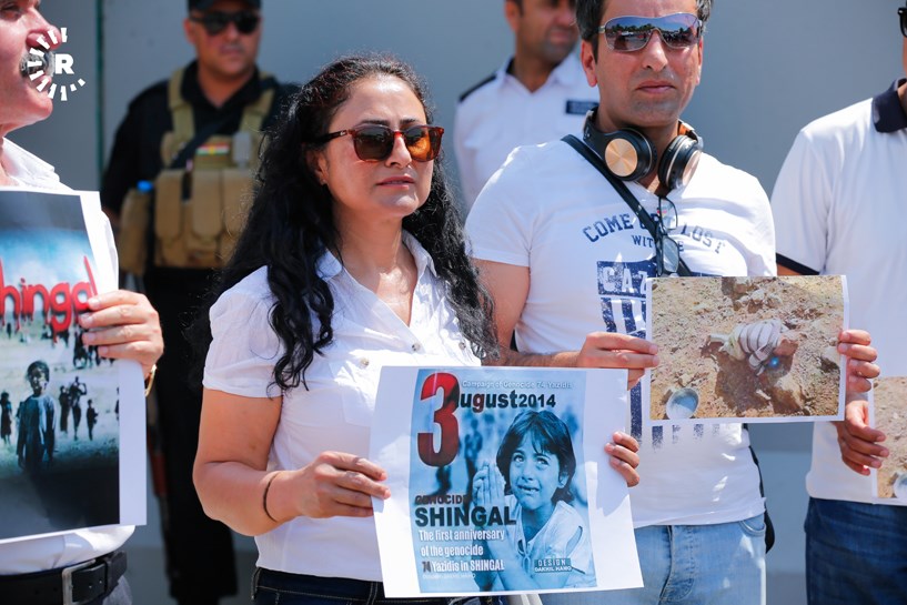 WÊNE - Kombûna piştgiriya bo naskirina Cenosayda Kurdên Êzidî li Hewlêrê