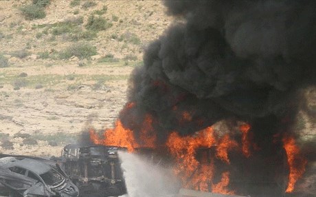 Petrol tankeri patladı: 57 ölü